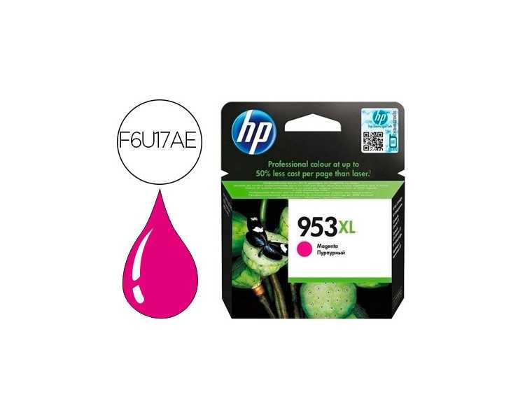 Ink-jet hp 953xl officejet pro 7730 / 8218 / 8710 / 8715 / 8720 / 8725 / 8730 / 8740 / 8745 magenta 1.450 pag