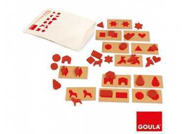 Juego goula didactico percepcion tactil y asociacion 1