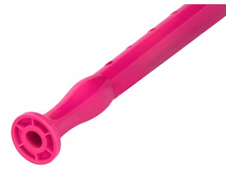 Flauta hohner 9508 color rosa funda verde y transparente