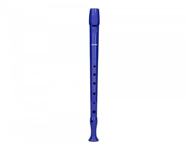 Flauta hohner 9508 color azul funda verde y transparente