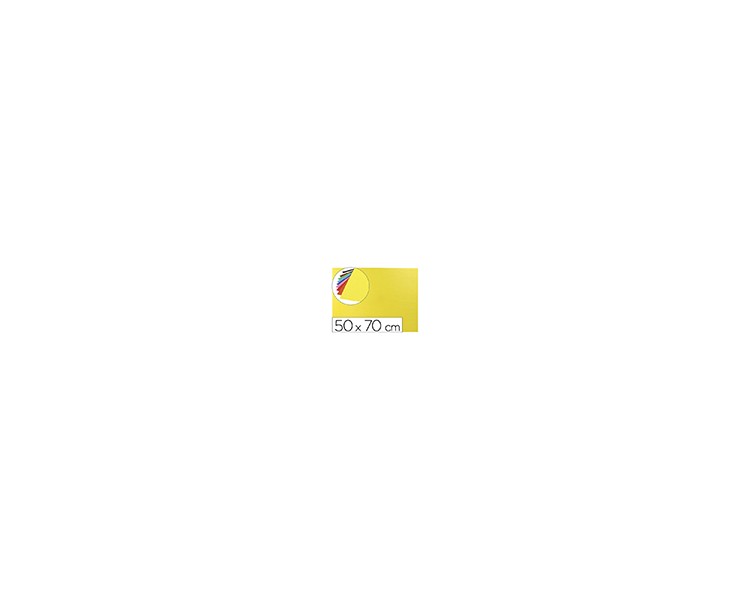 Goma eva ondulada liderpapel 50x70cm 2,2mm de espesor amarillo