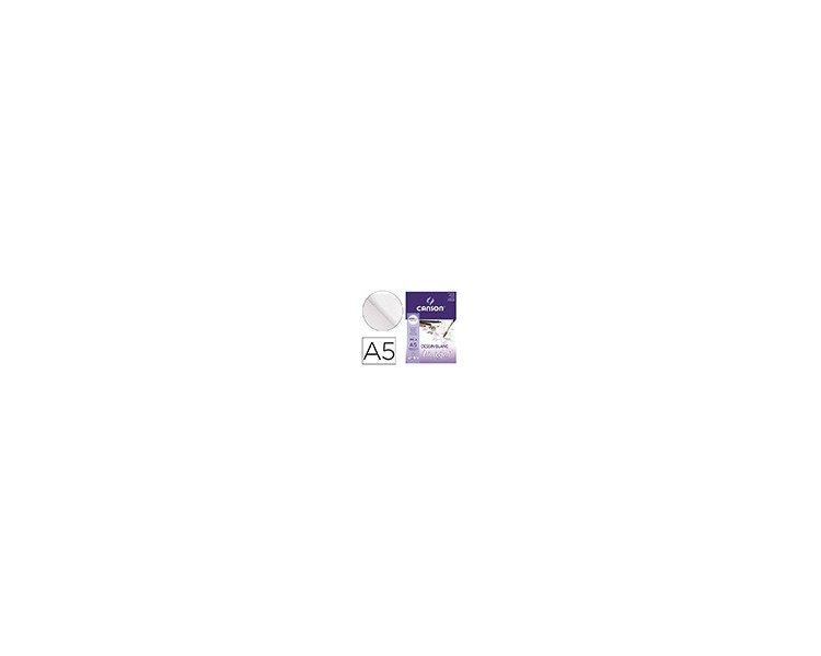 Bloc dibujo multitecnicas canson imagine din a5 encolado liso 14,8x21 cm 50 hojas 200 gr/m2