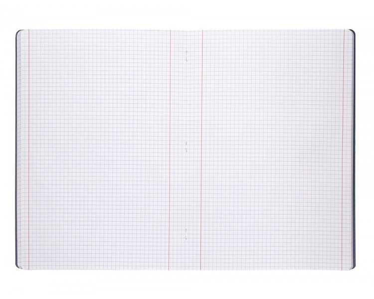 Libreta liderpapel 360 tapa de plastico a5 48 hojas 90g/m2 5mm con doble margen tapa negra