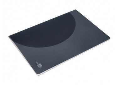 Libreta liderpapel 360 tapa de plastico a5 48 hojas 90g/m2 horizontal con doble margen tapa negra