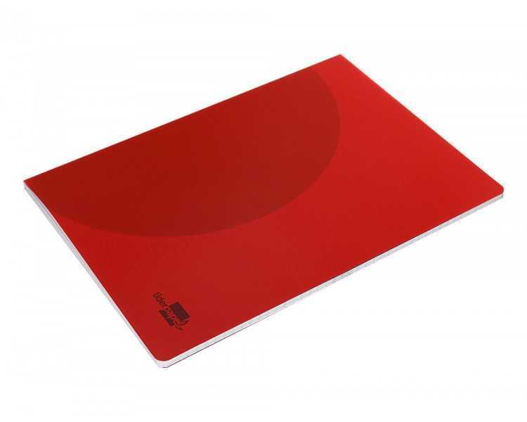 Libreta liderpapel 360 tapa de plastico a5 48 hojas 90g/m2 horizontal con doble margen colores surtidos