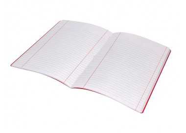 Libreta liderpapel 360 tapa de plastico a5 48 hojas 90g/m2 horizontal con doble margen colores surtidos Libreta liderpapel 360 tapa de plastico a5 48 hojas 90g/m2 horizontal con doble margen colores surtidos