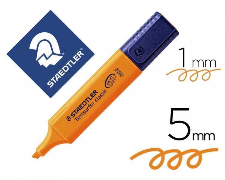 Rotulador staedtler textsurfer classic 364 fluorescente naranja