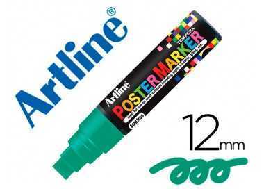 Rotulador artline poster marker epp-12 punta redonda 12 mm color verde