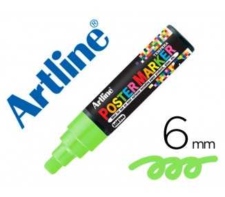 Rotulador artline poster marker epp-6-ver flu punta redonda 6 mm color verde fluor