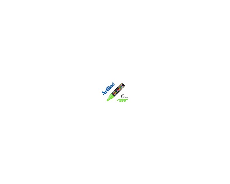 Rotulador artline poster marker epp-6-ver flu punta redonda 6 mm color verde fluor