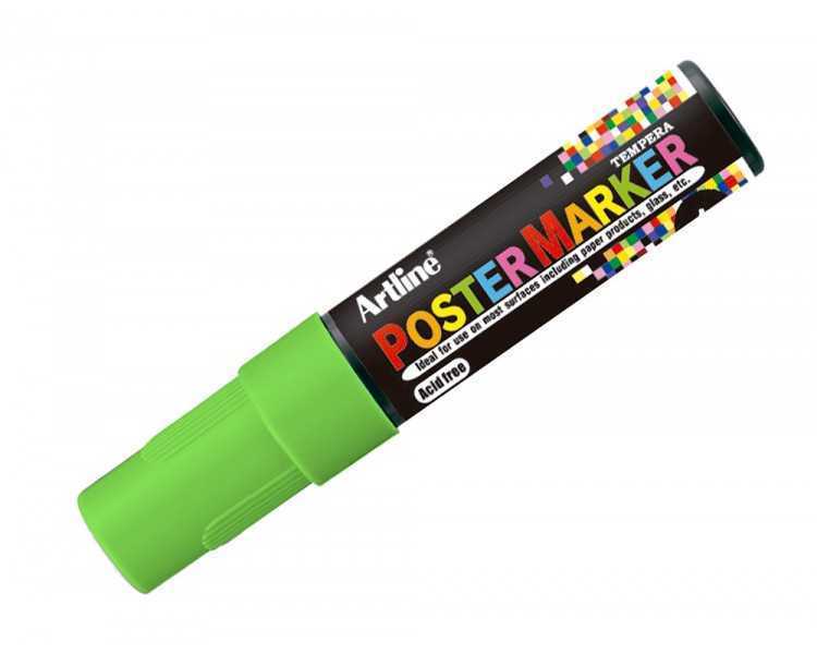 Rotulador artline poster marker epp-6-ver flu punta redonda 6 mm color verde fluor
