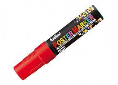 Rotulador artline poster marker epp-6-roj punta redonda 6 mm color rojo