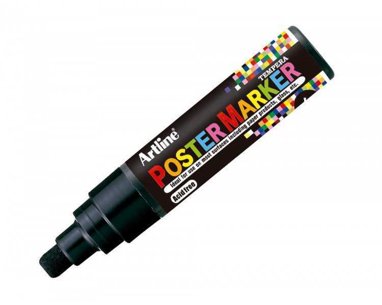 Rotulador artline poster marker epp-6-neg punta redonda 6 mm color negro