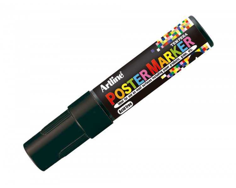 Rotulador artline poster marker epp-6-neg punta redonda 6 mm color negro