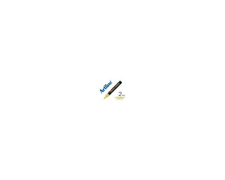 Rotulador artline poster marker epp-4-oro met punta redonda 2 mm color metalizado oro