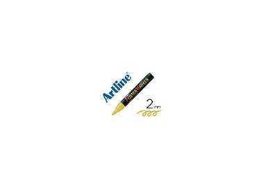 Rotulador artline poster marker epp-4-oro met punta redonda 2 mm color metalizado oro