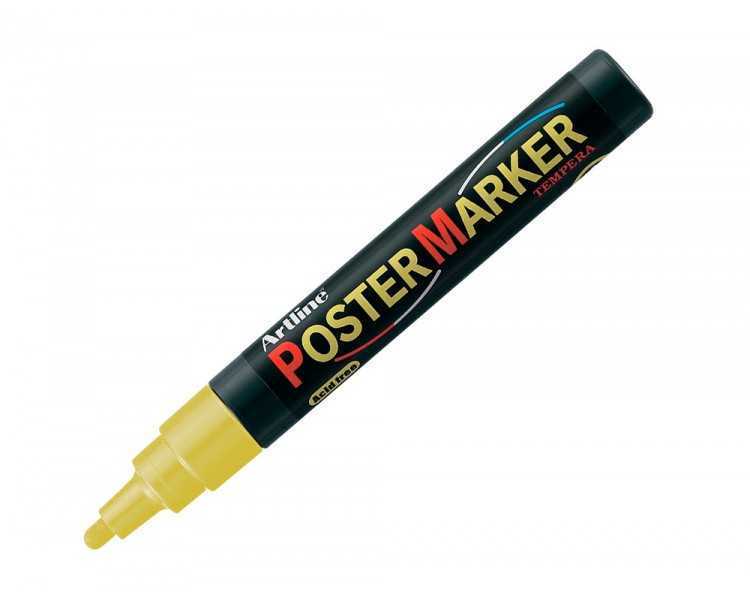 Rotulador artline poster marker epp-4-oro met punta redonda 2 mm color metalizado oro