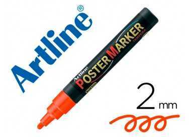 Rotulador artline poster marker epp-4-nar flu punta redonda 2 mm color naranja fluor