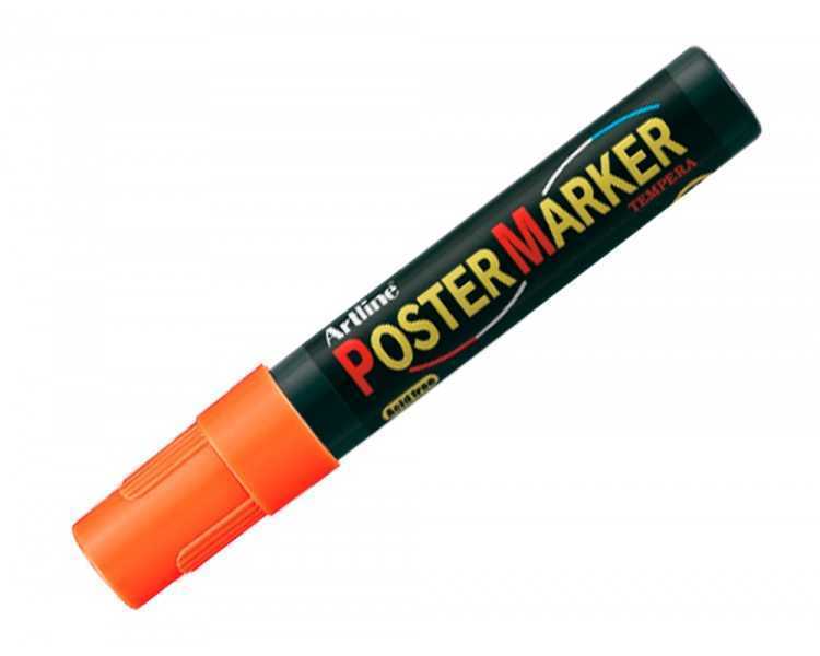 Rotulador artline poster marker epp-4-nar flu punta redonda 2 mm color naranja fluor