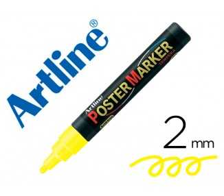 Rotulador artline poster marker epp-4-ama flu punta redonda 2 mm color amarillo fluor