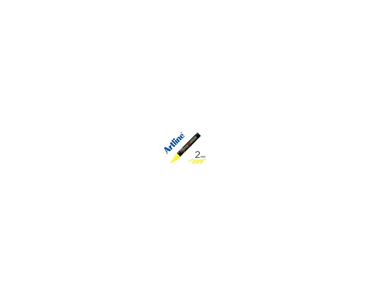 Rotulador artline poster marker epp-4-ama flu punta redonda 2 mm color amarillo fluor