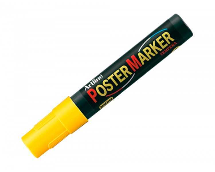 Rotulador artline poster marker epp-4-ama flu punta redonda 2 mm color amarillo fluor