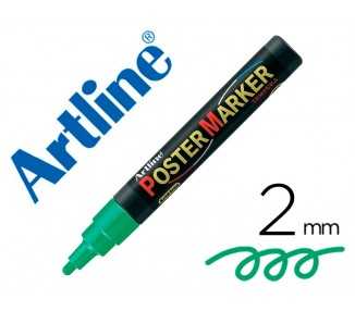Rotulador artline poster marker epp-4-ver punta redonda 2 mm color verde