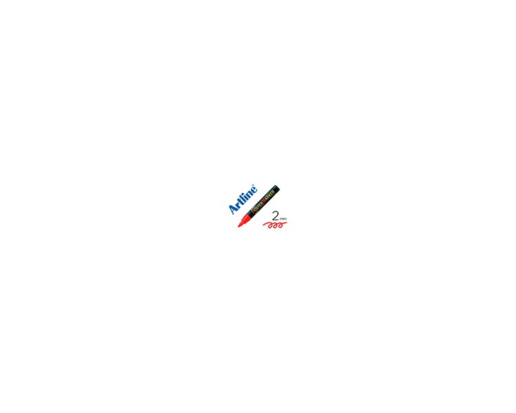 Rotulador artline poster marker epp-4-roj punta redonda 2 mm color rojo