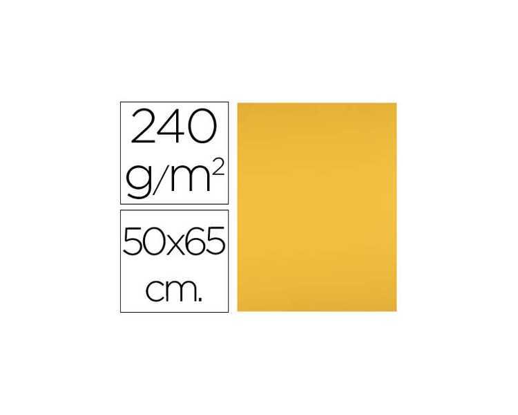 Cartulina liderpapel 50x65 cm 240g/m2 oro viejo paquete de 25 hojas