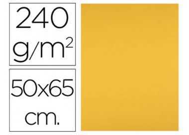 Cartulina liderpapel 50x65 cm 240g/m2 oro viejo paquete de 25 hojas