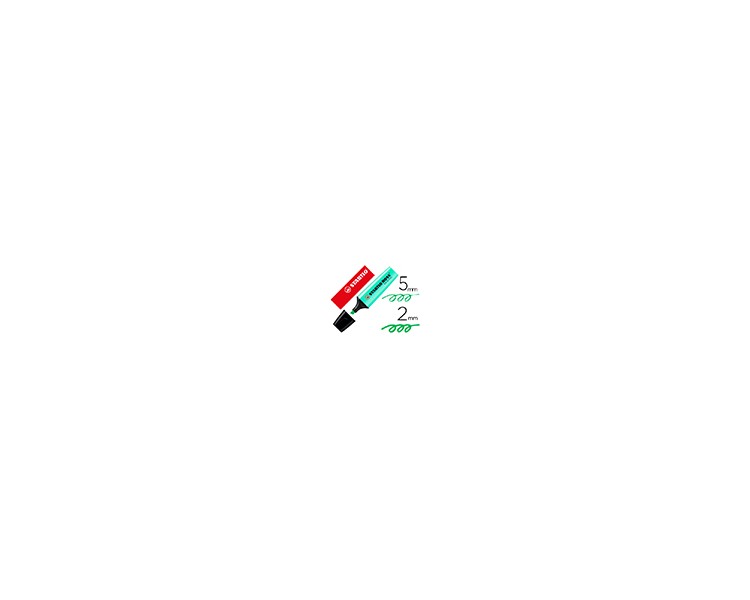 Rotulador stabilo boss pastel fluorescente 70 pizca de menta