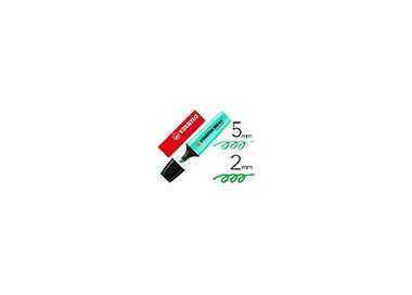 Rotulador stabilo boss pastel fluorescente 70 pizca de menta