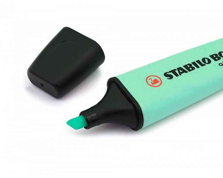 Rotulador stabilo boss pastel fluorescente 70 pizca de menta