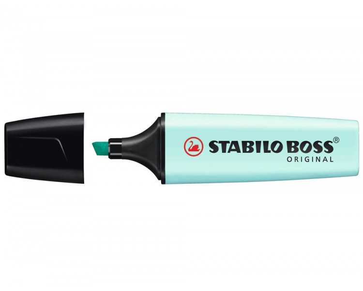 Rotulador stabilo boss pastel fluorescente 70 toque de turquesa