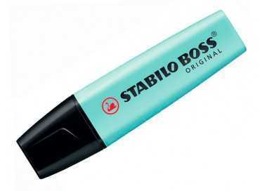 Rotulador stabilo boss pastel fluorescente 70 toque de turquesa Rotulador stabilo boss pastel fluorescente 70 toque de turquesa