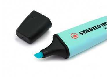 Rotulador stabilo boss pastel fluorescente 70 toque de turquesa Rotulador stabilo boss pastel fluorescente 70 toque de turquesa