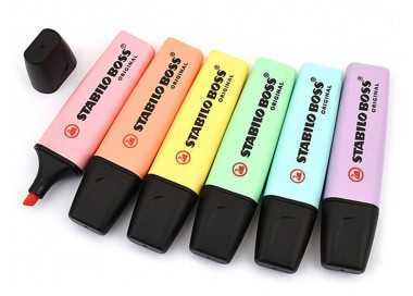 Rotulador stabilo boss pastel fluorescente 70 toque de turquesa Rotulador stabilo boss pastel fluorescente 70 toque de turquesa
