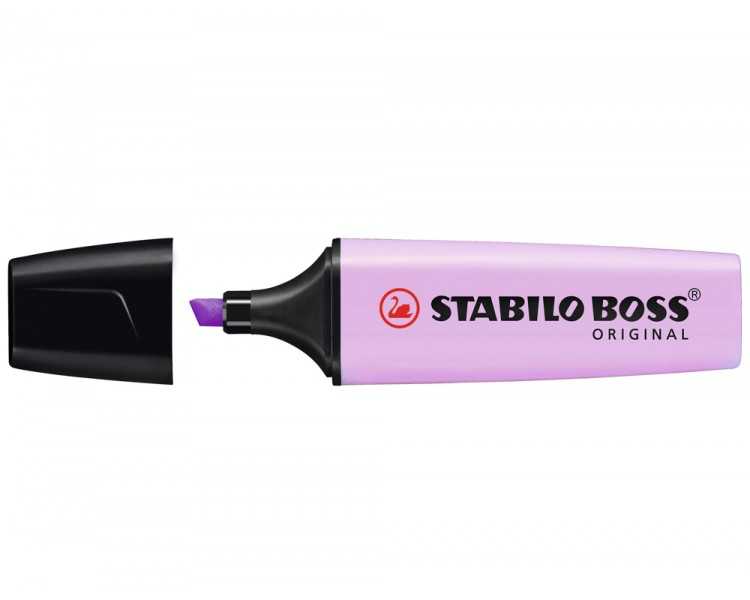 Rotulador stabilo boss pastel fluorescente 70 brisa violeta