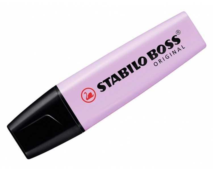 Rotulador stabilo boss pastel fluorescente 70 brisa violeta