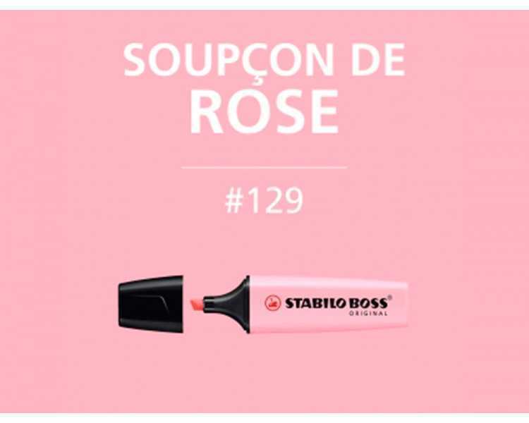 Rotulador stabilo boss pastel fluorescente 70 rubor rosa
