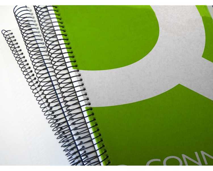 Espiral metalico q-connect 64 5:1 32mm 1,2mm caja de 50 unidades