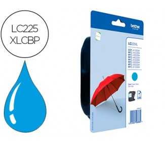 Ink-jet brother lc-225xlcbp mfc-j 4420 dw / mfc-j 5620 dw cian alta capacidad 1200 pag