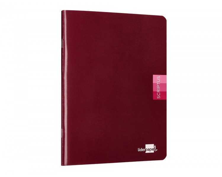 Libreta liderpapel scriptus a5 plus 48 hojas 90g/m2 rayado montessori 5mm con margen colores surtidos