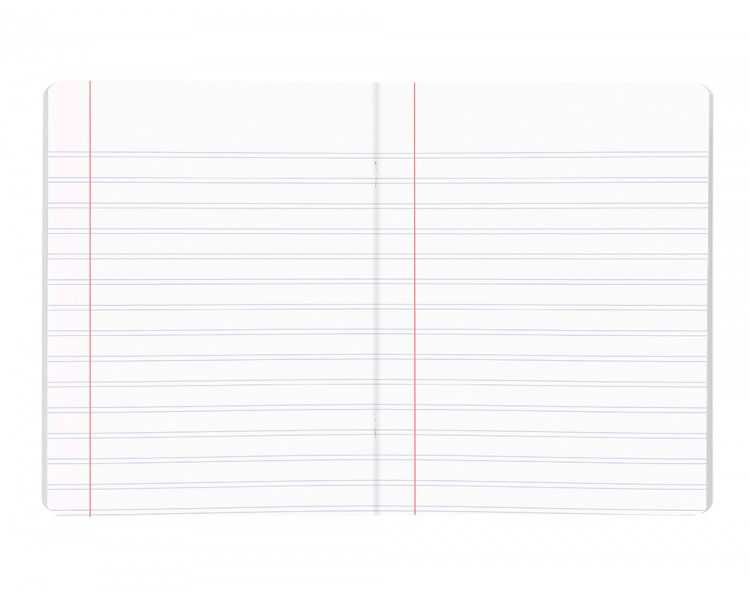 Libreta liderpapel scriptus a5 plus 48 hojas 90g/m2 rayado montessori 5mm con margen colores surtidos