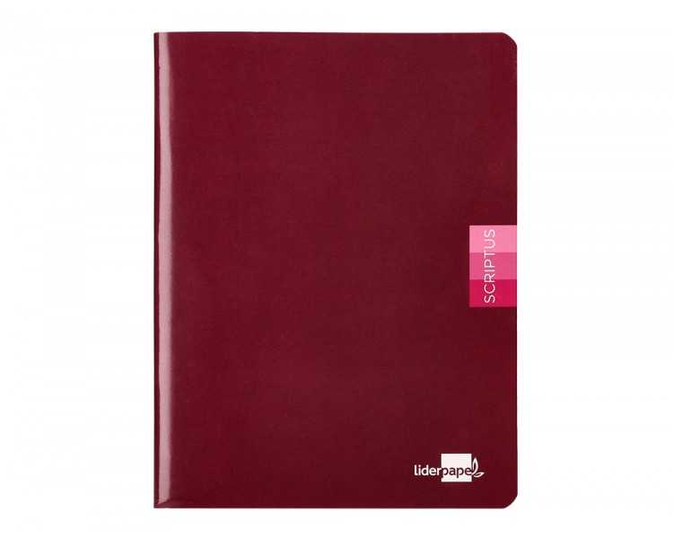 Libreta liderpapel scriptus a5 plus 48 hojas 90g/m2 rayado montessori 3,5mm con margen colores surtidos