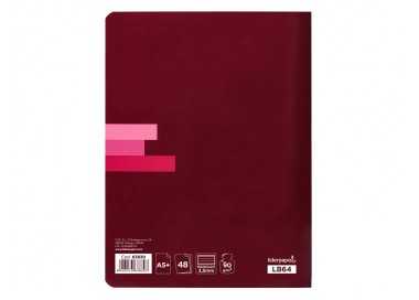 Libreta liderpapel scriptus a5 plus 48 hojas 90g/m2 rayado montessori 3,5mm con margen colores surtidos