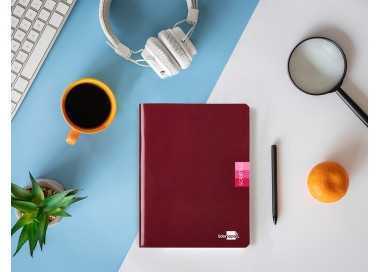 Libreta liderpapel scriptus a5 plus 48 hojas 90g/m2 rayado montessori 3,5mm con margen colores surtidos