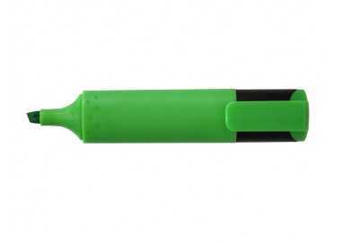 Rotulador greening fluorescente punta biselada verde