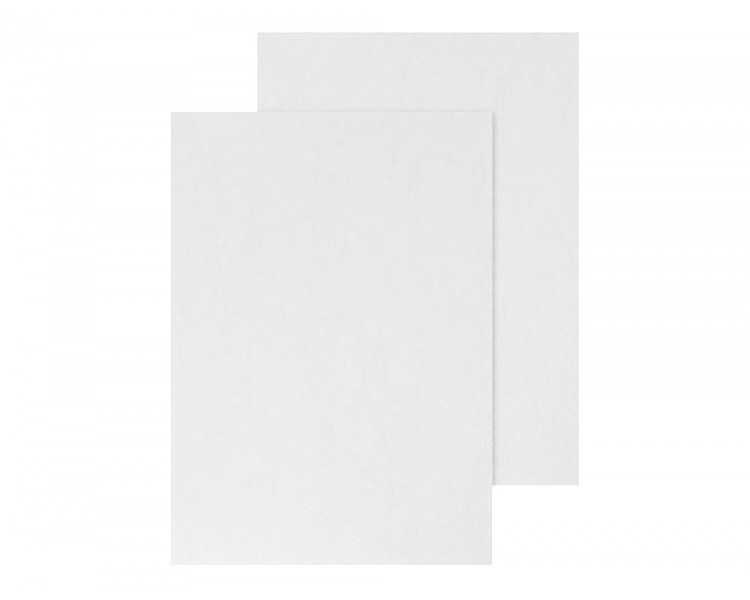 Tapa de encuadernacion q-connect carton din a4 blanco simil piel caja de 100 unidades