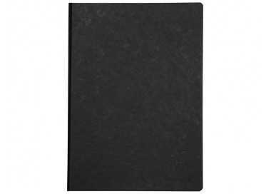 Libreta age-bag tapa cartulina lomo cosido liso 96 hojas color negro 148x210 mm